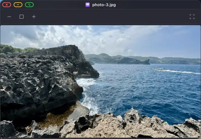 XeOS on an external display: window float